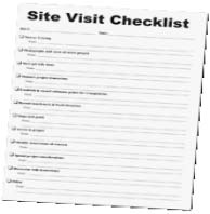 Site Visit Checklist